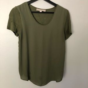 Loft mixed media tee